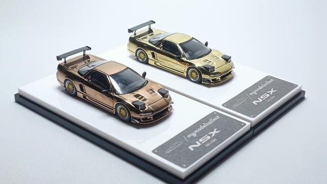 ͽ MC Model Collect ǥ륳쥯 1/64 ۥ Honda NSX Na1 Chrome Rose gold