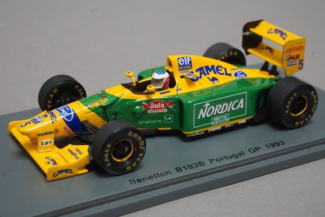 1/43 スパーク S4774 ベネトン B193B ポルトガルGP 1993 #5 M