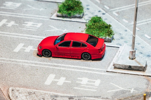 予約 T64G-081-RE Tarmac Works 1/64 VERTEX Toyota Aristo JZS161 Red