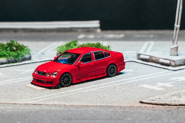 新品 T64G-081-RE Tarmac Works 1/64 VERTEX Toyota Aristo JZS161 Red