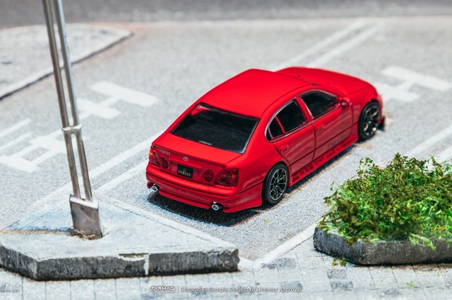 予約 T64G-081-RE Tarmac Works 1/64 VERTEX Toyota Aristo JZS161 Red