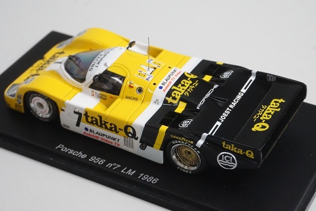 1/43 スパーク KBS005 国際貿易特注 ポルシェ 956 ルマン 1986 #7 taka 
