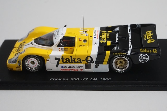1/43 スパーク KBS005 国際貿易特注 ポルシェ 956 ルマン 1986 #7 taka