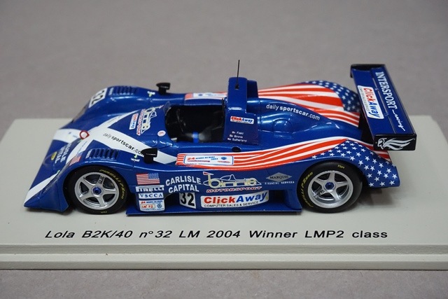 1/43 スパーク S0032 ローラ B2K/40 LM 優勝 LMP2 クラス 2004 #32 