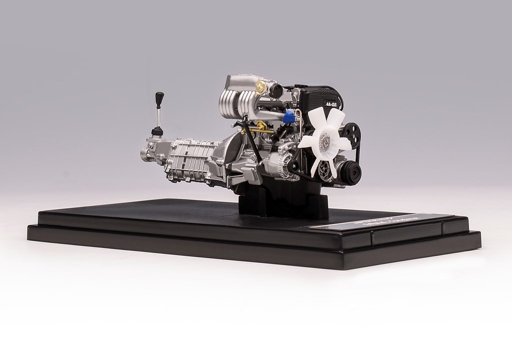 1/18スケール 4A-GEエンジンモデル AE86 エンジン 新品 M90107 モーターヘリックス 1/18 トヨタ TOYOTA 4A-GE エンジン