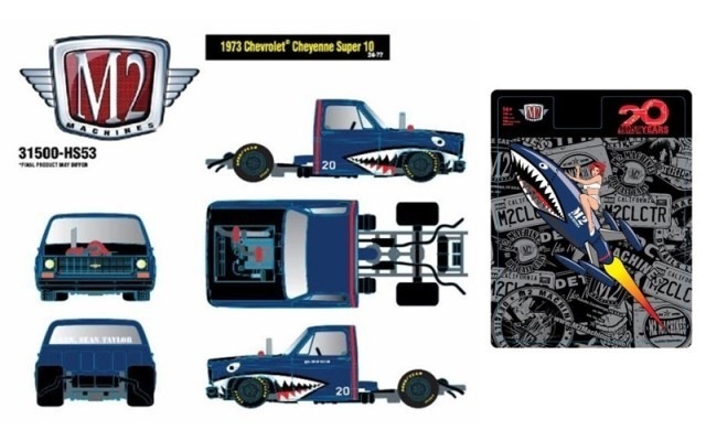 【激レア・美品】Chara／SOMETHING BLUE（自主制作／限定品） 新品 31500-HS53 M2マシーンズ 1/64 シボレー 1973 Chevrolet Cheyenne