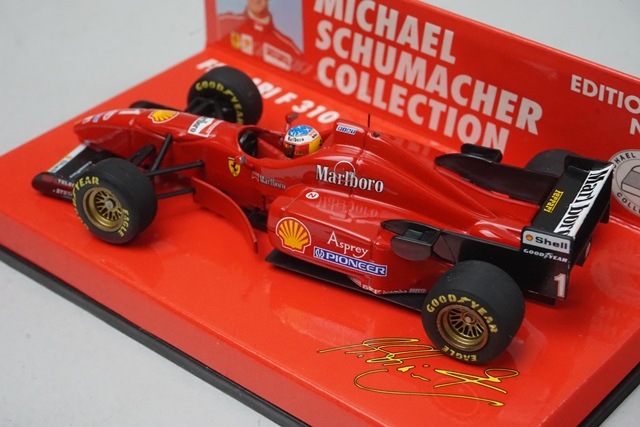 1/43 ミニチャンプス 510964301 フェラーリ F310 #1 M.シューマッハ