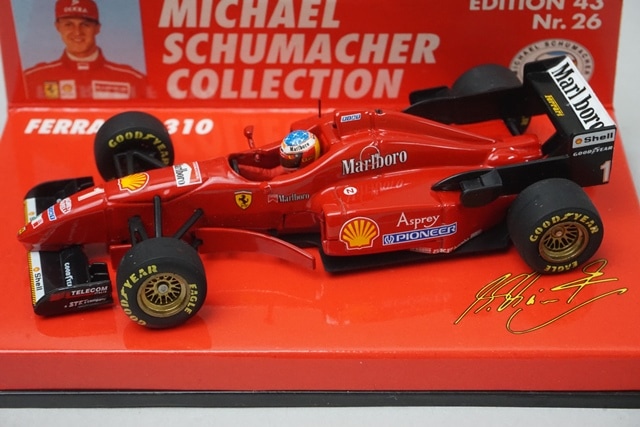 1/43 ミニチャンプス 510964301 フェラーリ F310 #1 M.シューマッハ
