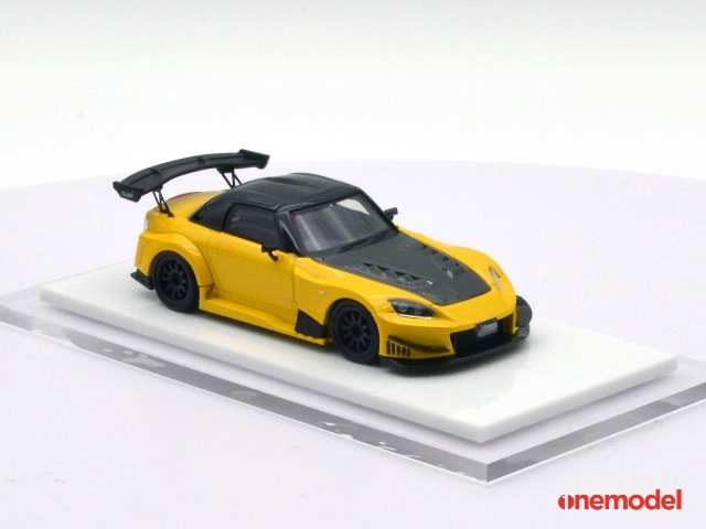 新品 20F01-08 onemodel 1/64 ホンダ S2000 J's Racing Yellow, Boost