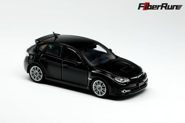 新品 FR002001 FiberRun 1/64 スバル Subaru Sti 2009 Black