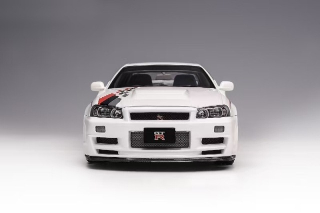 日産 スカイライン GT-R R34 ミニカー 1/18 1:18 Diecast Vehicle Nissan GT-R34 SKYLINE Model Car Toy