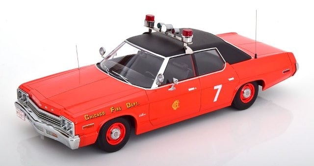 新品 KKDC181125 KK scale 1/18 ダッジ モナコ 1974 シカゴ市消防局