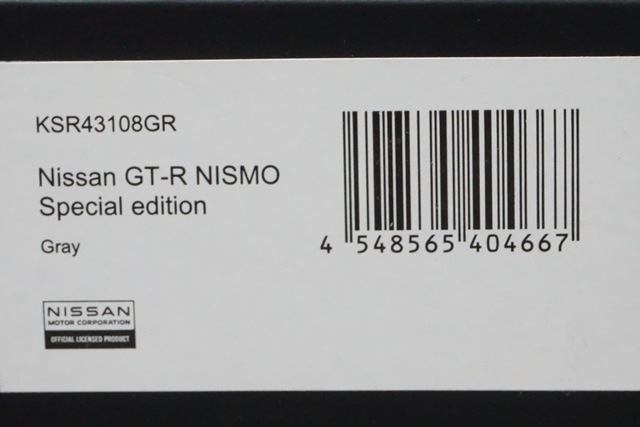 1/43 ���� KSR43108GR ���� GT-R �˥��� ���ڥ���륨�ǥ������ ���졼
