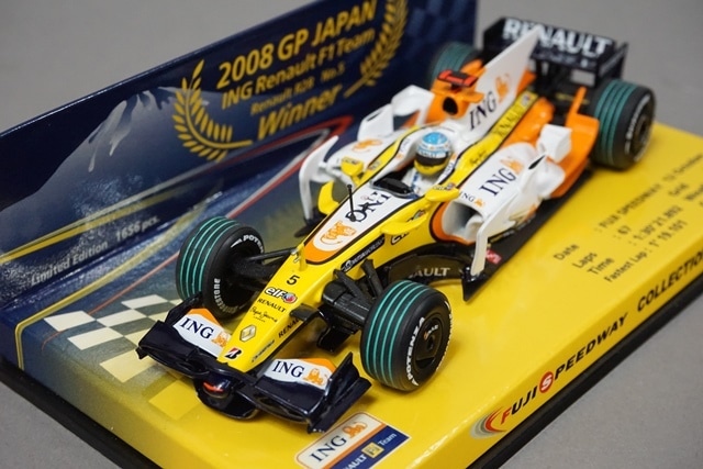 1/43 ミニチャンプス 403080205 ING ルノー R28 F1 日本GP 優勝 FUJI F