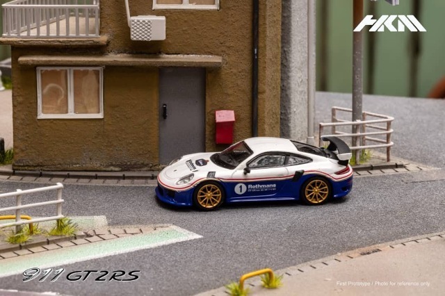 予約 HKM 1/64 ポルシェ Porsche 911 (991) GT2 RS Rothmans #1, Boost