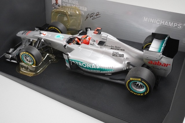 1/18 �ߥ˥����ץ� 110120077 ��륻�ǥ�AMG �ڥȥ��ʥ� F1������ ���硼���� 2012 #7 M.���塼�ޥå�