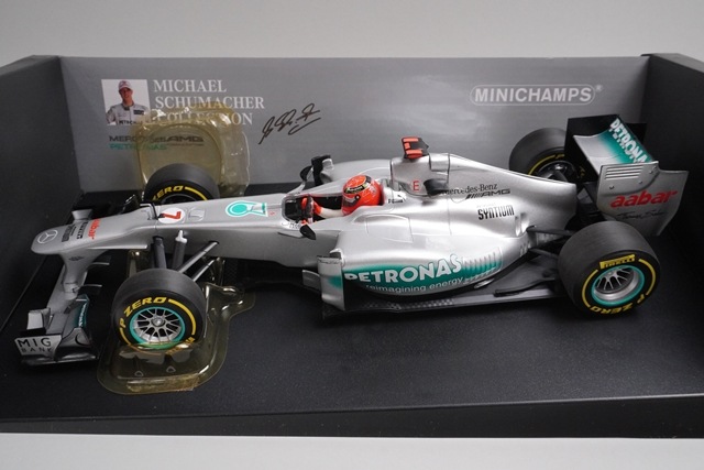 1/18 �ߥ˥����ץ� 110120077 ��륻�ǥ�AMG �ڥȥ��ʥ� F1������ ���硼���� 2012 #7 M.���塼�ޥå�