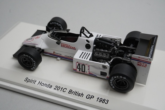1/43 �졼�� R70252 ���ԥ�å� �ۥ�� 201C �����ꥹGP 1983 #40 S.��ϥ󥽥�