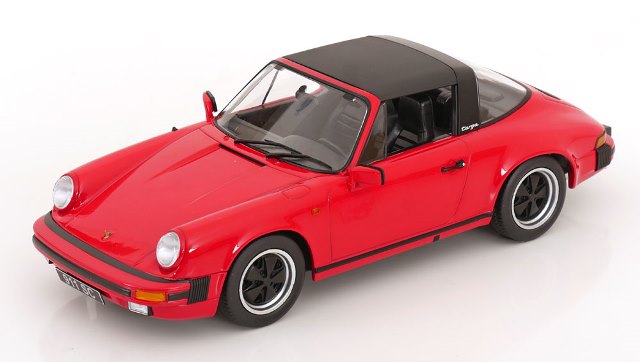 予約 KKDC180845 KK scale 1/18 ポルシェ 911 SC Targa 1983 レッド
