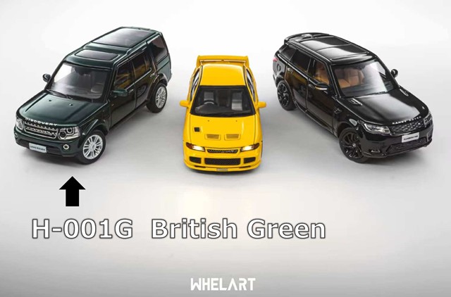 新品 H-001G WHELART 1/64 ランドローバー ディスカバリー4 Land Rover
