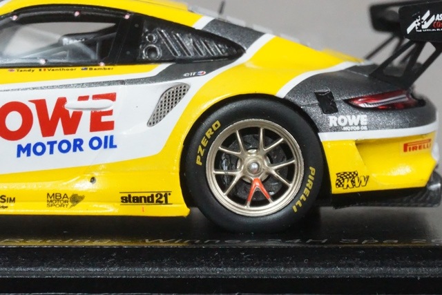 1/43 スパーク SB370 ポルシェ 911 GT3R ROWE Racing SPA 24h