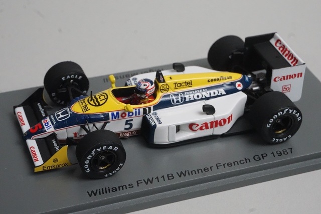1/43 ���ѡ��� S7482 �����ꥢ�ॺ FW11B �ե��GP ͥ�� 1987 #5 N.�ޥ󥻥�