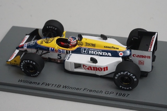 1/43 ���ѡ��� S7482 �����ꥢ�ॺ FW11B �ե��GP ͥ�� 1987 #5 N.�ޥ󥻥�