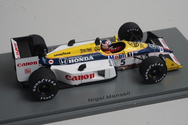 1/43 ���ѡ��� S7482 �����ꥢ�ॺ FW11B �ե��GP ͥ�� 1987 #5 N.�ޥ󥻥�
