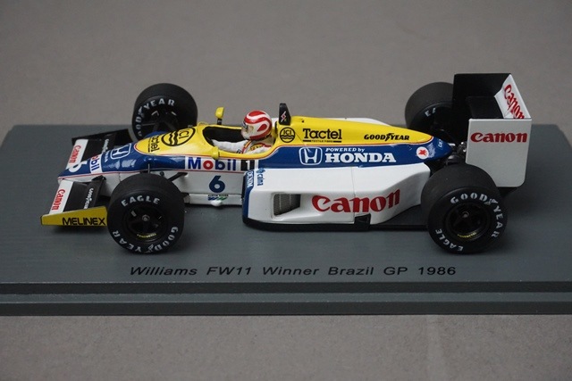 1/43 スパーク S7480 ウイリアムズ FW11 ブラジルGP 優勝 1986 #6 N