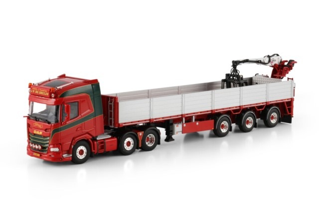 新品01-4822 WSI 1/50 DAF JP de Bruijn DAF XF SH WITHOUT SKY LIGHTS