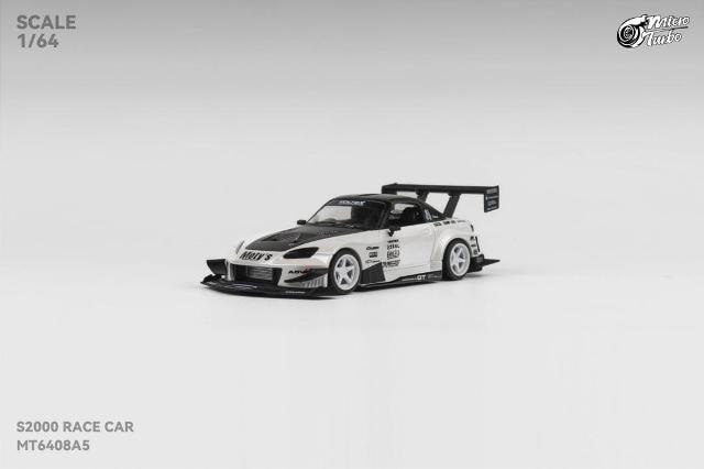 ゆう one model製S2000 1/64 モデル 白 新品未開封品 新品 Micro Turbo 1/64 S2000 Race Car Metallic White, Boost