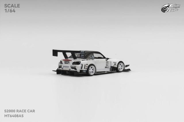 ゆう one model製S2000 1/64 モデル 白　新品未開封品 新品 Micro Turbo 1/64 S2000 Race Car Metallic White, Boost
