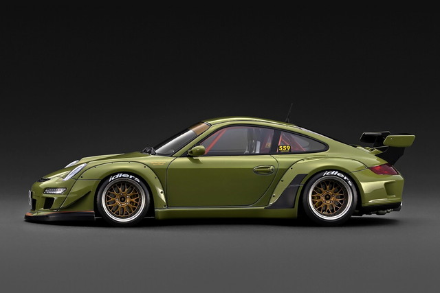 予約 IG3960 イグニッションモデル 1/18 RWB 997 Green , Boost Gear ミニカー通販