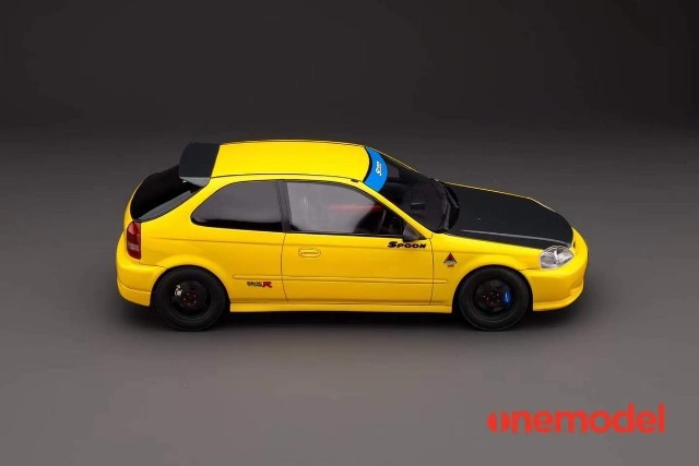 予約 22A02-01 onemodel 1/18 ホンダ CIVIC TYPE-R EK9 SPOON SPORTS