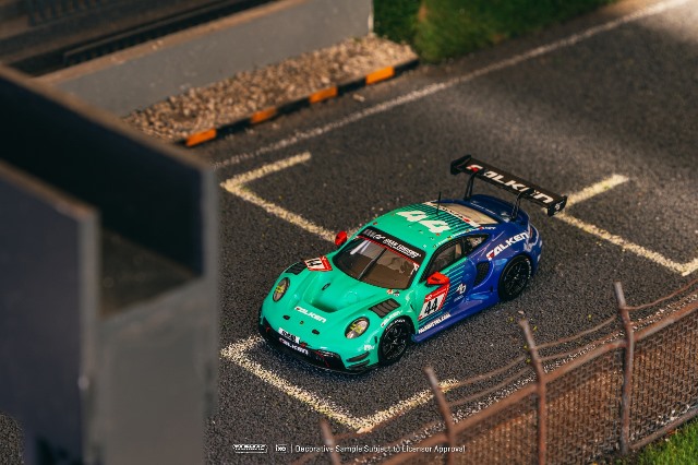  T64-084-23NUR44 Tarmac Works 1/64 ݥ륷 Porsche 911 GT3 R Nurburgring 24h 2023 J. Eriksson / T. Heinemann / N. Menzel / M. Ragginger 