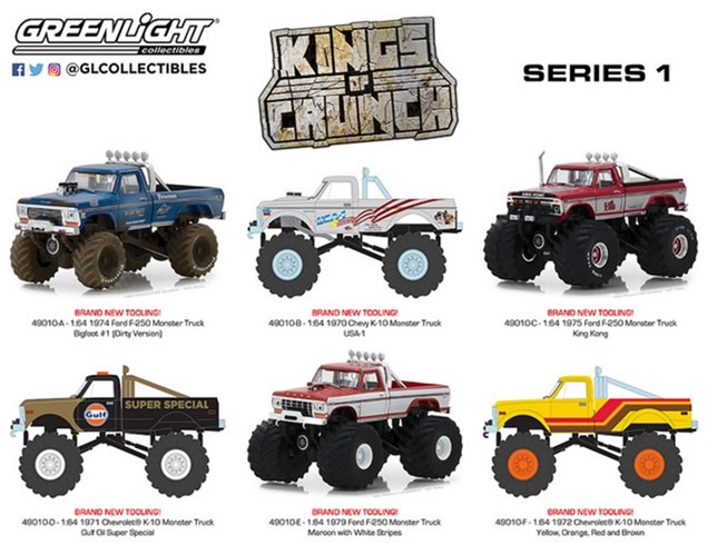 予約49010 GreenLight 1/64 Kings of Crunch Series 1 【6個セット