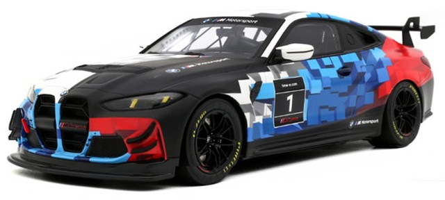 otm出品 予約 OTM1125 OTTO 1/18 BMW M4 GT4 2024 (M トリコロール