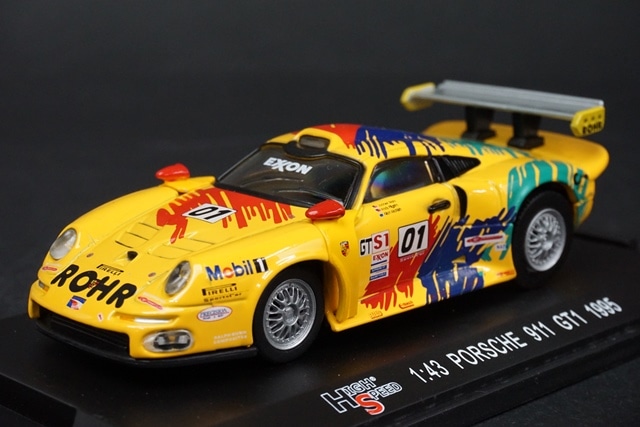 1/43 ポルシェ 911 GT1 1/43 ハイスピード HF9700S ポルシェ 911 GTT 1995, Boost Gear