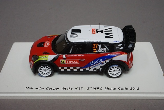 1/43 スパーク S3312 ミニ ジョン クーパー ワークス WRC モンテカルロ