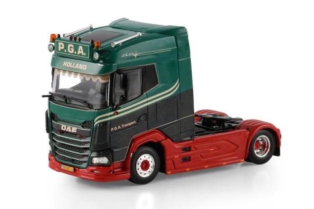 予約 01-4797 WSI 1/50 DAF P.G.A. Transport DAF XG 4x2, Boost Gear