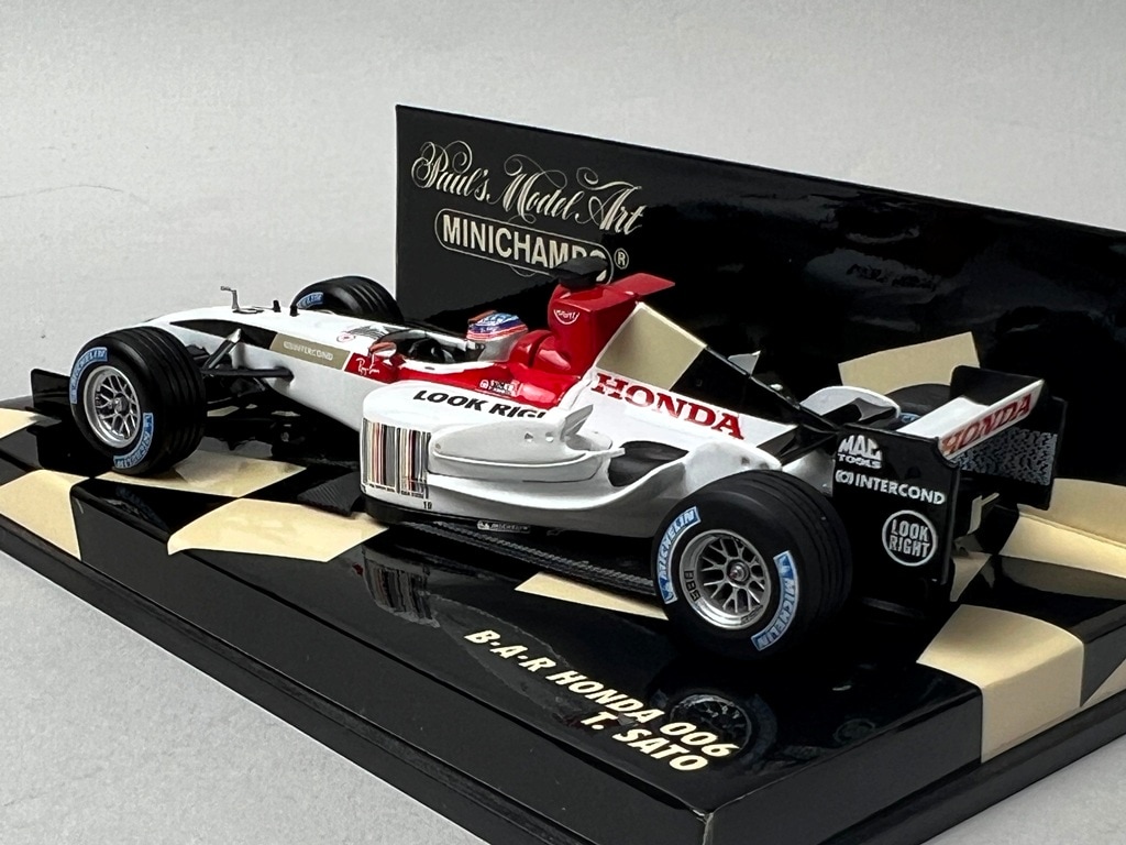 1/43 ミニチャンプス 400040010 B・A・R ホンダ 006 #10 佐藤