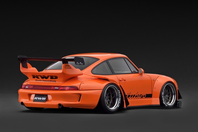 予約 IG4036 イグニッションモデル 1/18 RWB 993 Orange Metallic , Boost Gear ミニカー通販