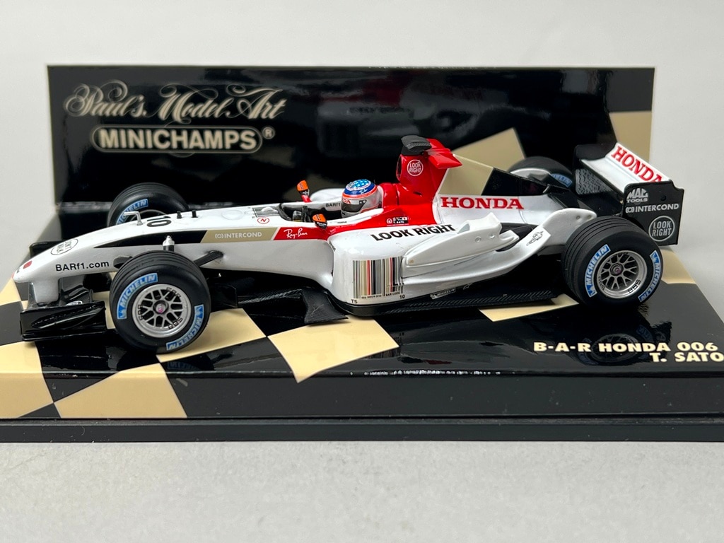 1/43 ミニチャンプス 400040010 B・A・R ホンダ 006 #10 佐藤