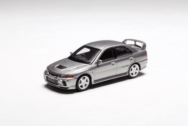 ���� M64001 �⡼�����إ�å��� 1/64 ��ɩ Lancer Evolution IV STEEL SILVER METALLIC