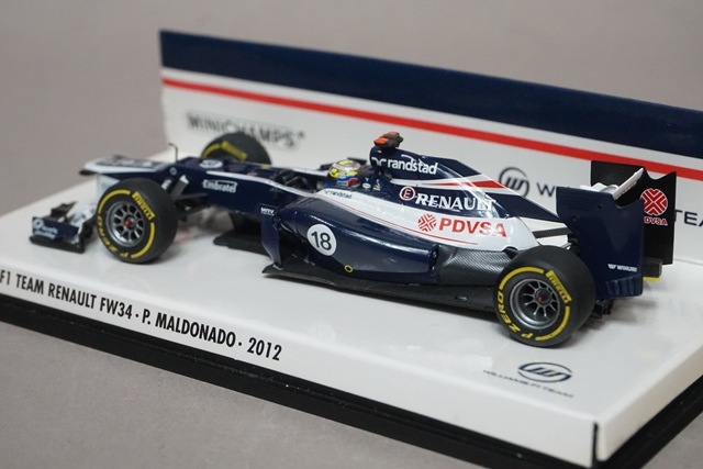 1/43 ߥ˥ץ 410120018 ꥢॺ F1 Ρ FW34 2012 #18 P.ޥɥʡ