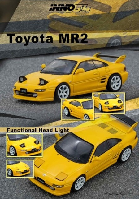 予約 IN64-MR2-YL INNO イノモデル 1/64 トヨタ Toyota MR2 (SW20