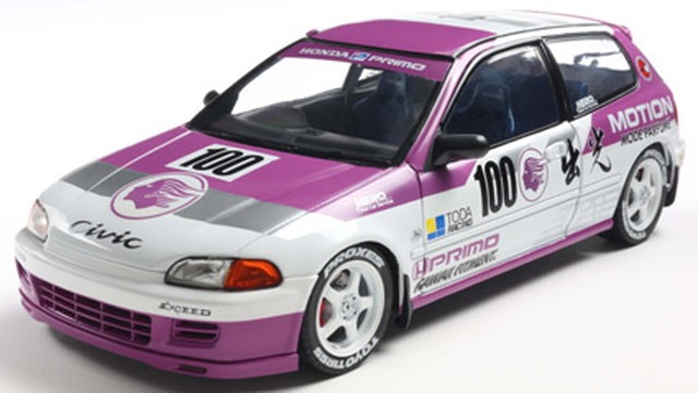 IG 1/18 ホンダ シビック EG6 1/18 IG Ignition Model Honda Civic (EG6) (Yellow) Spoon Car Model
