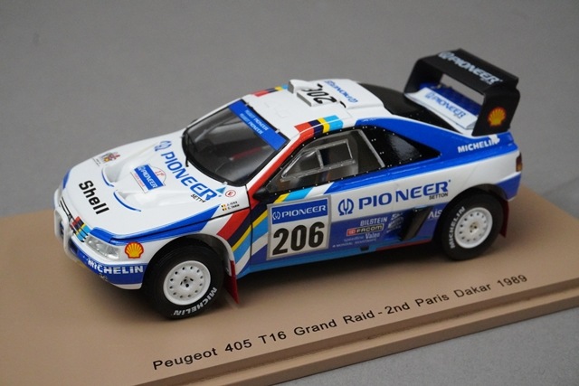 1/43 スパーク S5617 プジョー 405 T16 グランレイド パリ ダカール