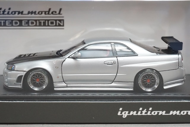 イグニッションモデル 1/43 ニスモ R34 GT-R Z-tune シルバー