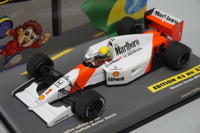 1/43 ミニチャンプス 540431504 マクラーレン ホンダ MP4-7 1992 #1 A